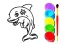 لعبة Dolphin Coloring Book على الانترنت