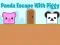 لعبة Panda Escape With Piggy على الانترنت