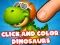 لعبة Click And Colors Dinosaurs على الانترنت