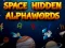 لعبة Space Hidden AlphaWords على الانترنت