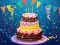 لعبة Birthday cake puzzle على الانترنت
