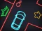 لعبة Neon Car Puzzle على الانترنت