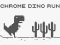 لعبة Chrome Dino Run على الانترنت