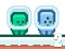لعبة Green and Blue Cuteman 2 على الانترنت