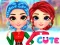 لعبة Rainbow Girls Christmas Outfits على الانترنت