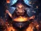 لعبة Anime girls Witchcraft على الانترنت