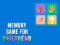 لعبة Memory Game for Childrens على الانترنت