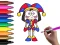 لعبة Pomni Coloring Time على الانترنت