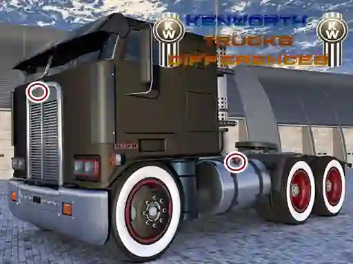لعبة Kenworth Trucks Differences على الانترنت