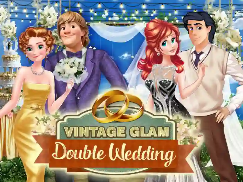 لعبة Vintage Glam: Double Wedding على الانترنت