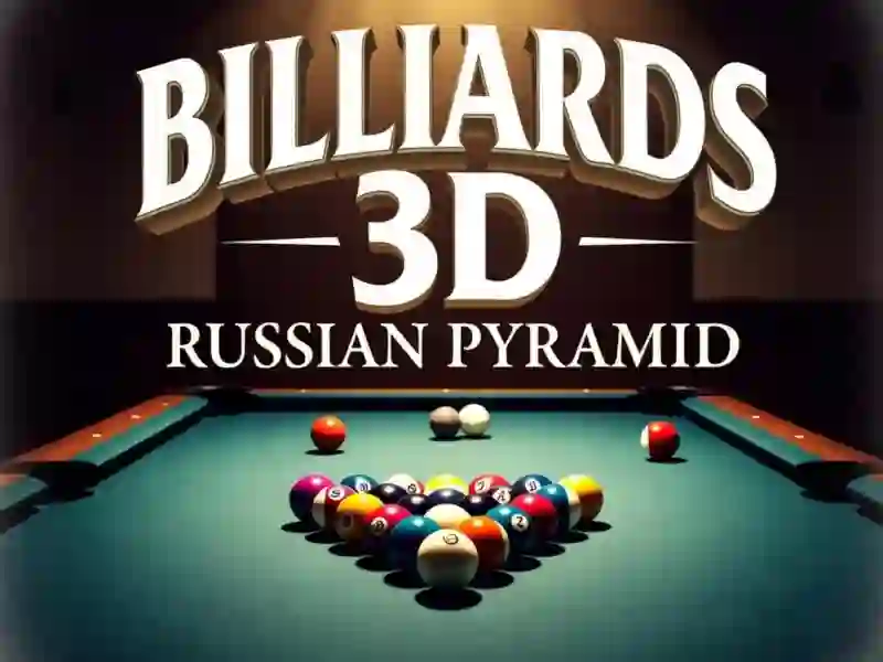 لعبة Billiards 3D Russian Pyramid على الانترنت