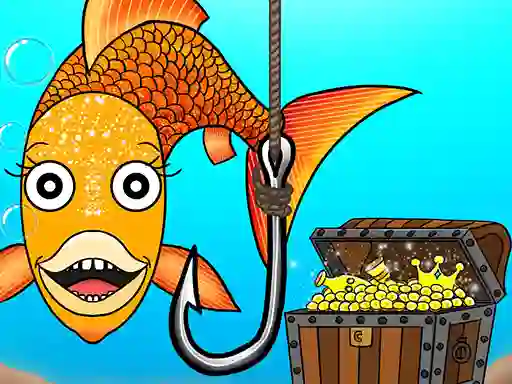 لعبة Fishing For Gold على الانترنت