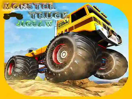 لعبة Monster Trucks Jigsaw على الانترنت
