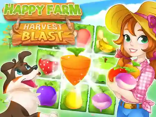لعبة Happy Farm Harvest Blast على الانترنت