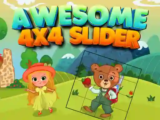 لعبة Awesome 4x4 Slider على الانترنت