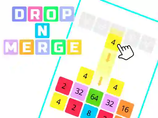 لعبة Drop N Merge Blocks على الانترنت