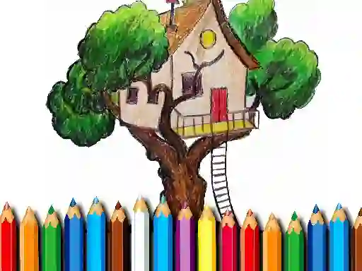 لعبة Tree House Coloring Book على الانترنت