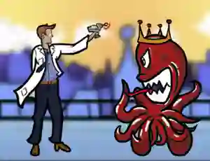 لعبة Scientist vs Aliens على الانترنت