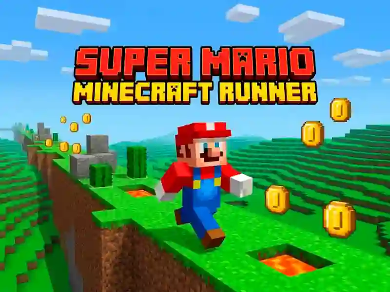 لعبة Super Mario MineCraft Runner على الانترنت