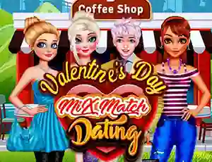 لعبة Valentines Day Mix Match Dating على الانترنت