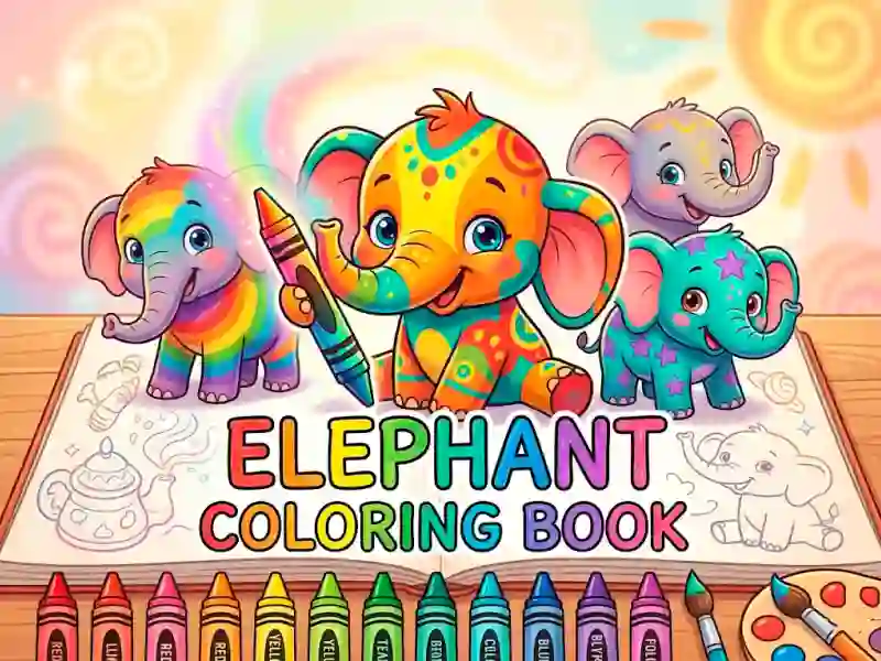 لعبة Elephant Coloring Book على الانترنت