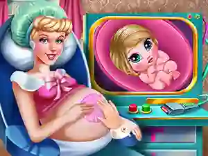 لعبة Cinderella Pregnant Check-Up على الانترنت