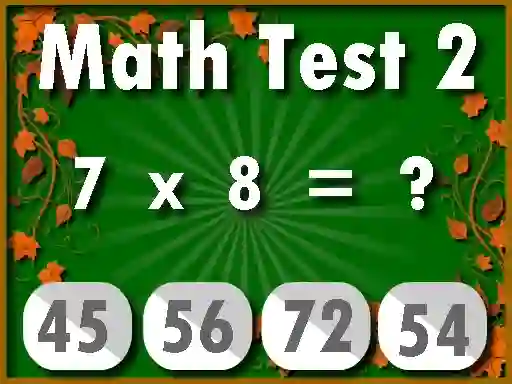 لعبة Math Test 2 على الانترنت
