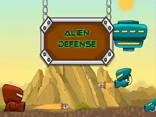 لعبة Alien Defense على الانترنت