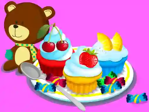 لعبة Cooking Colorful Cupcakes على الانترنت