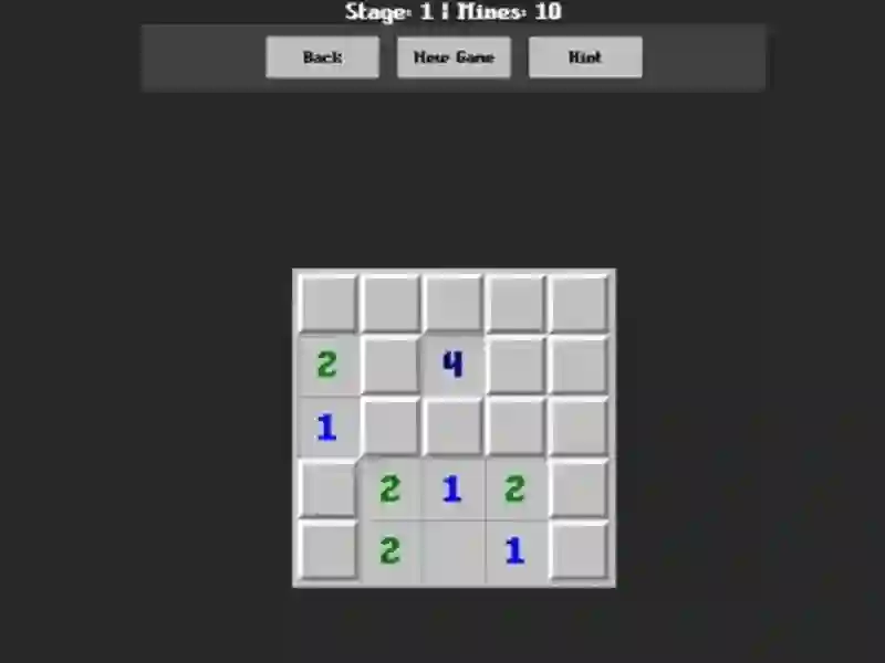 لعبة Explainable Minesweeper على الانترنت