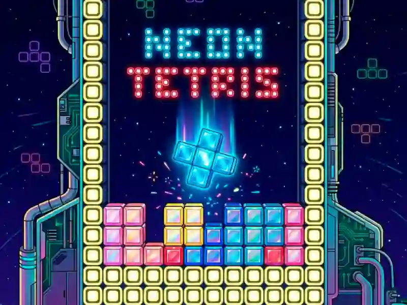 لعبة Neon Tetris على الانترنت