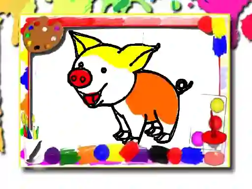 لعبة Pigs Coloring Book على الانترنت
