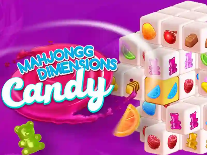 لعبة Candy 3D Mahjong على الانترنت