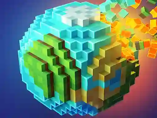 لعبة Pixel World على الانترنت
