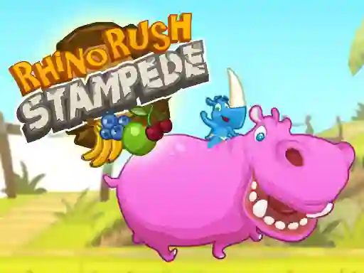لعبة Rhino Rush Stampede على الانترنت