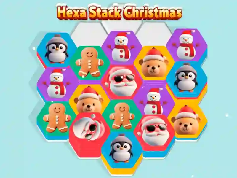 لعبة Hexa Stack Christmas على الانترنت