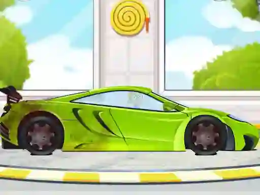 لعبة Sports Car Wash 2D على الانترنت