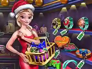 لعبة Ice Queen Shopping Xmas Gift على الانترنت