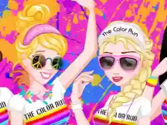 لعبة Princess Color Run على الانترنت