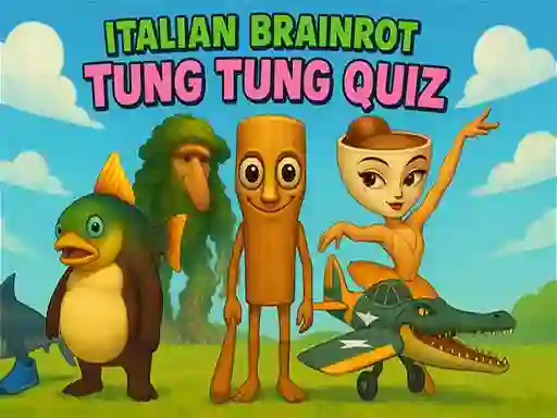 لعبة Italian Brainrot tung Tung Quiz على الانترنت