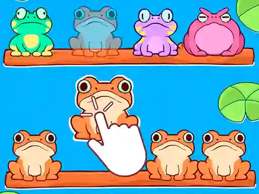 لعبة Sorting frogs على الانترنت