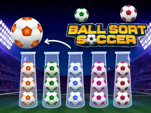 لعبة Ball Sort Soccer على الانترنت