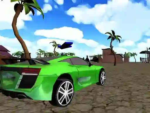 لعبة Xtreme Beach Car Racing على الانترنت