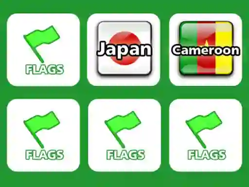 لعبة Memory With Flags على الانترنت