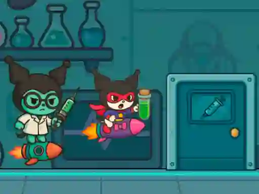 لعبة Kitty Kuro Lab Escape على الانترنت