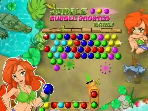 لعبة Jungle Bubble Shooter Mania على الانترنت