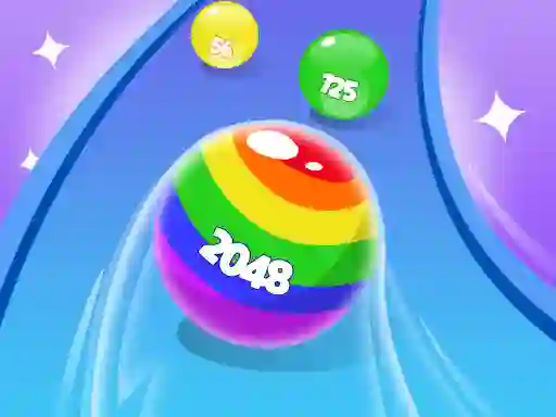 لعبة 2048 Run Gorgeous Balls على الانترنت