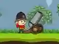 لعبة Cannons and Soldiers mountain offense على الانترنت
