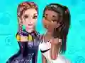 لعبة Elsa And Tiana Workout Buddies على الانترنت