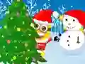 لعبة Minions Christmas Snowball Wars على الانترنت